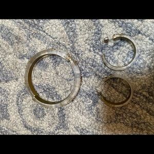 Alexis Bittar earrings and bracelet set